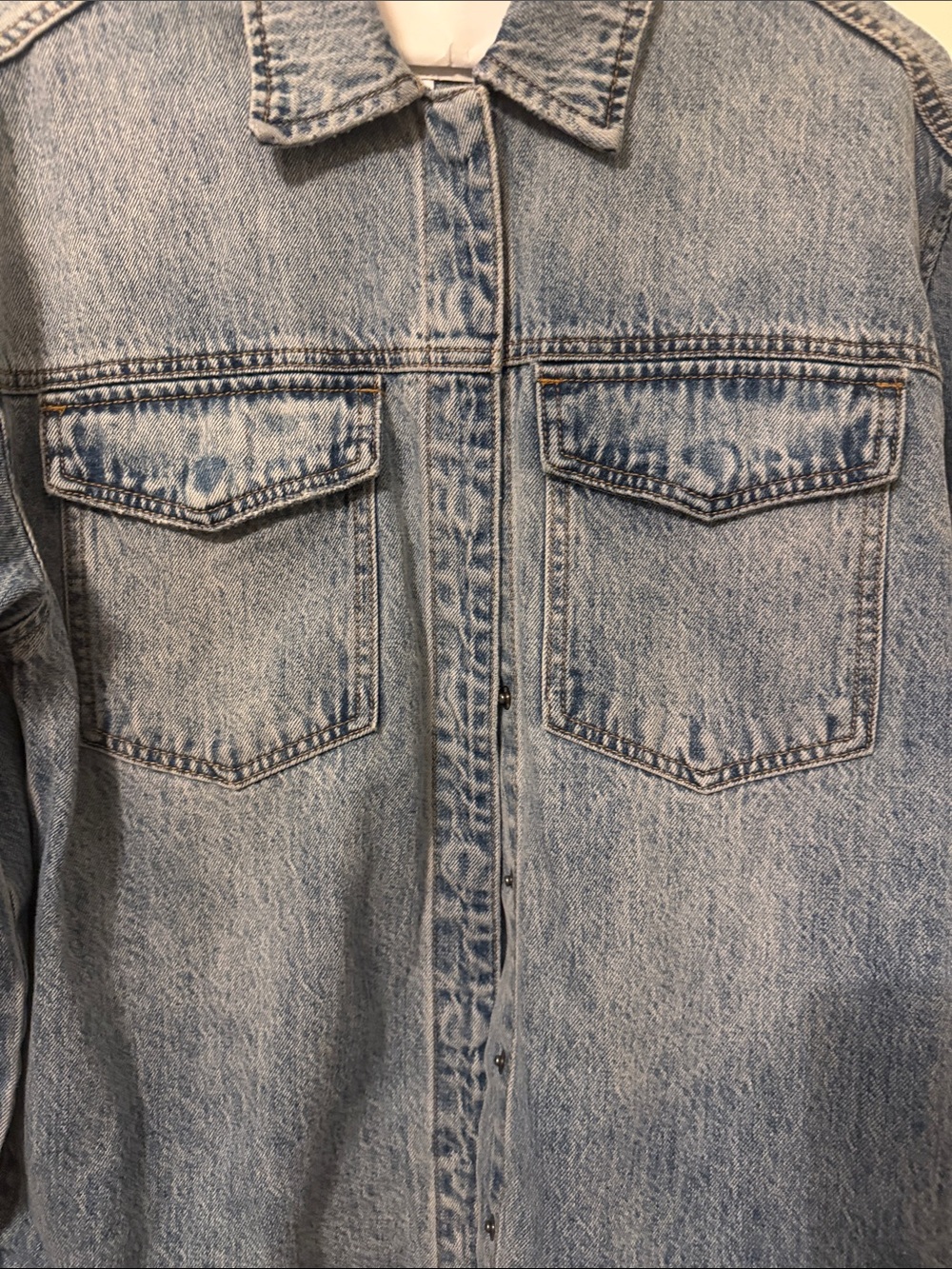 pistola Light Blue Denim Shacket - Picture 5 of 8